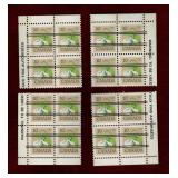 CANADA 4 CS LADYS SLIPPER PRECANCEL STAMPS