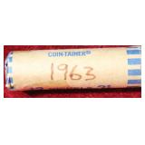 CANADA 1963 ROLL OF 40 CIRCULATED NICKELS