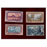 SWITZERLAND 1929 USED STAMP SET SCOTT # B49-B52