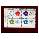 CANADA MNH EXPO '70 PLATE BLOCK STAMPS # 511a