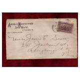 USA 1893 2 CENT COLUMBIAN ISSUE STAMP COVER