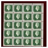 CANADA MNH BLK 20 OFFICIAL G OVERPRINT STAMPS