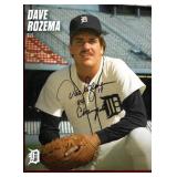DAVE ROZEMA AUTOGRAPHED PICTURE