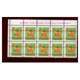 CANADA MNH BLK10 PRECANCEL 12 CENT STAMPS