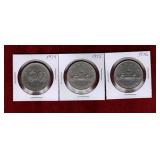 CANADA 1974-1976 NICKEL $1 COINS