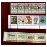 AUSTRALIA MNH 3 DIFFERENT 1977-1988 STRIPS