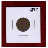 USA 1897 INDIAN HEAD PENNY