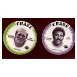 TERRY BRADSHAW JOE GREENE 1976 CRANE DISC