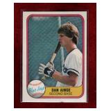 DAN AINGE 1981 FLEER ROOKIE BASEBALL BLUE JAYS