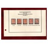 GREAT BRITAIN KGV 2 PENCE STAMP COLLECTION