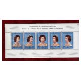 NEW ZEALAND 1977 MNH QEII SILVER JUB MINI PANE