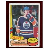 WAYNE GRETZKY 1980-81 OPC ALL-STAR HOCKEY note