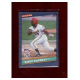 KIRBY PUCKETT 1986 DONRUSS LEAF  BASEBALL CARD