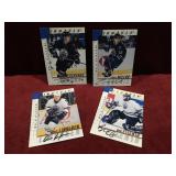 OILERS 4 AUTO CARD LOT