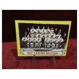ST. LOUIS BLUES 73/74 TOPPS TEAM CARD