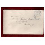 WWII COVER WITH NAVEL CENSOR CANCEL