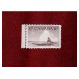 CANADA MNH 1955 ESKIMO HUNTER 10 CENT # 351