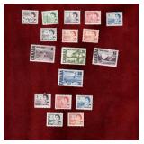 CANADA MH ALL DIFFERENT CENTENNIAL STAMPS