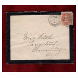 CANADA 1898 MOURNING COVER