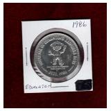 1986 EDMONTON COMMEMORATIVE TOKEN