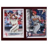 MATT VIERLING 2 DIFF 2022 ROOKIE BASEBALL CARDS