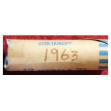 CANADA 1963 ROLL OF 40 CIRCULATED NICKELS