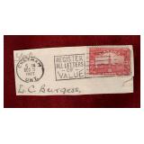 CANADA USED PARLIAMENT STAMP ON PIECE - note