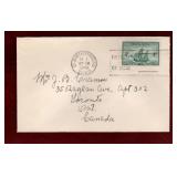 CANADA 1949 FDC CHABOT'S SHIP NEWFOUNDLAND
