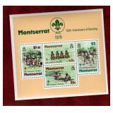 MONTSERRAT MNH SS CUB SCOUTS STAMPS #400a