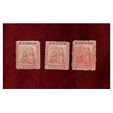 NEVIS 3 1867-1876 STAMPS