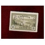 CANADA USED 1946  OFFICIAL PERFIN SCOTT # 09-269