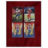 ZACK MOSS BUFFALO BILLS 4 DIFFERENT ROOKIE CARDS