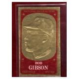 BOB GIBSON 1965 TOPPS EMBOSSED INSERT CARD