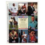 1991 PROLINE FOOTBALL CARD PROMO PANEL