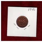CANADA 1946 PENNY UNC