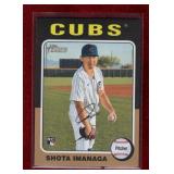 SHOTA IMANAGA 2024 HERITAGE ROOKIE CARD