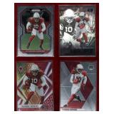 DeANDRE HOPKINS 4 DIFFERENT 2020 FOOTBALL CARDS