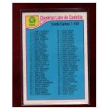 1985-86 O-PEE-CHEE 1ST CHECKLIST