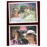 MONGOLIA 2 DIFFERENT MNH PRINCESS DIANA SS