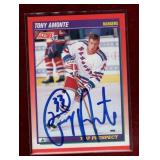 TONY AMONTE 1991 SCORE AUTOGRAPHED ROOKIE