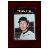 BILLY MARTIN 1971 TOPPS
