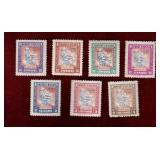 BOLIVIA MLH 1946 AIR MAIL STAMP SET # C105 - C111