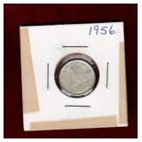 CANADA 1956 SILVER DIME