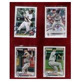 DETROIT TIGERS 4 DIFFERENT ROOKIE BASEBALL CARDS