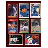 NOLAN RYAN 8 DIFFERENT BASEBALL CARDS