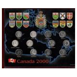 CANADA 2000 QUARTER SET