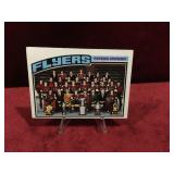 FLYERS TEAM CHECKLIST UNMARKED  CREASED TOP CNS