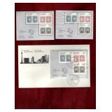 CANADA CAPEX 1978 MINT USED & FDC SS #756a