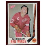 ALEX DELVECCHIO 1969-70 TOPPS HOCKEY CARD MT-EX