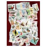 BIRD STAMPS 200 DIFFERENT STAMPS